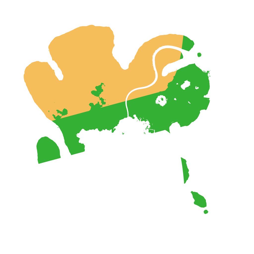 Biome Rust Map: Procedural Map, Size: 2400, Seed: 1424783937