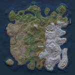 Thumbnail Rust Map: Procedural Map, Size: 3600, Seed: 1997498407, 13 Monuments
