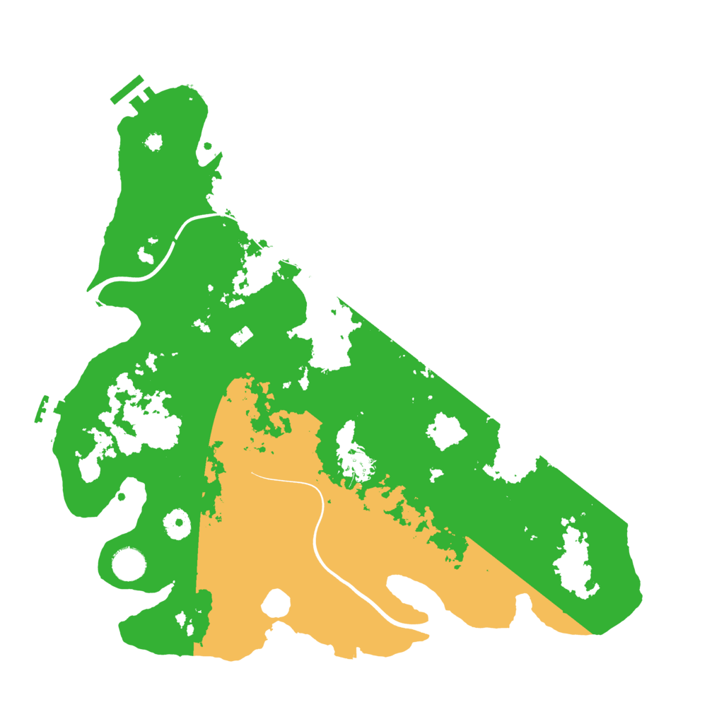Biome Rust Map: Procedural Map, Size: 3800, Seed: 290700479