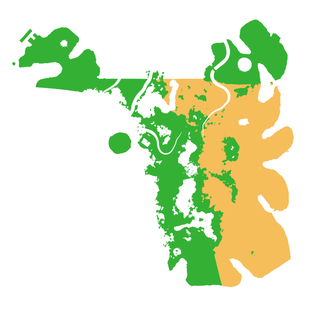 Biome Rust Map: Procedural Map, Size: 4000, Seed: 2000000000