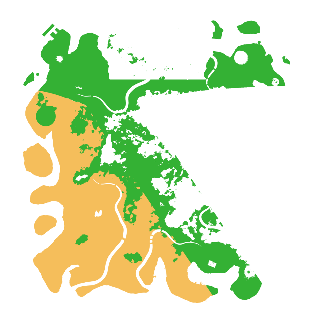 Biome Rust Map: Procedural Map, Size: 4250, Seed: 93593501