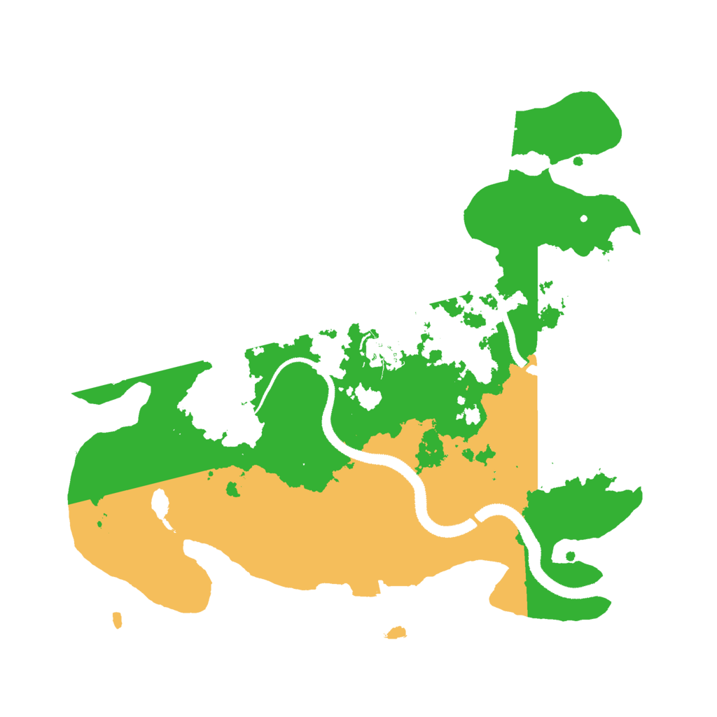Biome Rust Map: Procedural Map, Size: 3000, Seed: 341905182