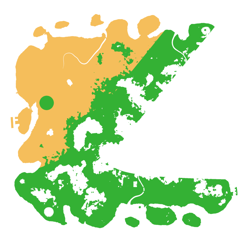 Biome Rust Map: Procedural Map, Size: 4500, Seed: 442576678