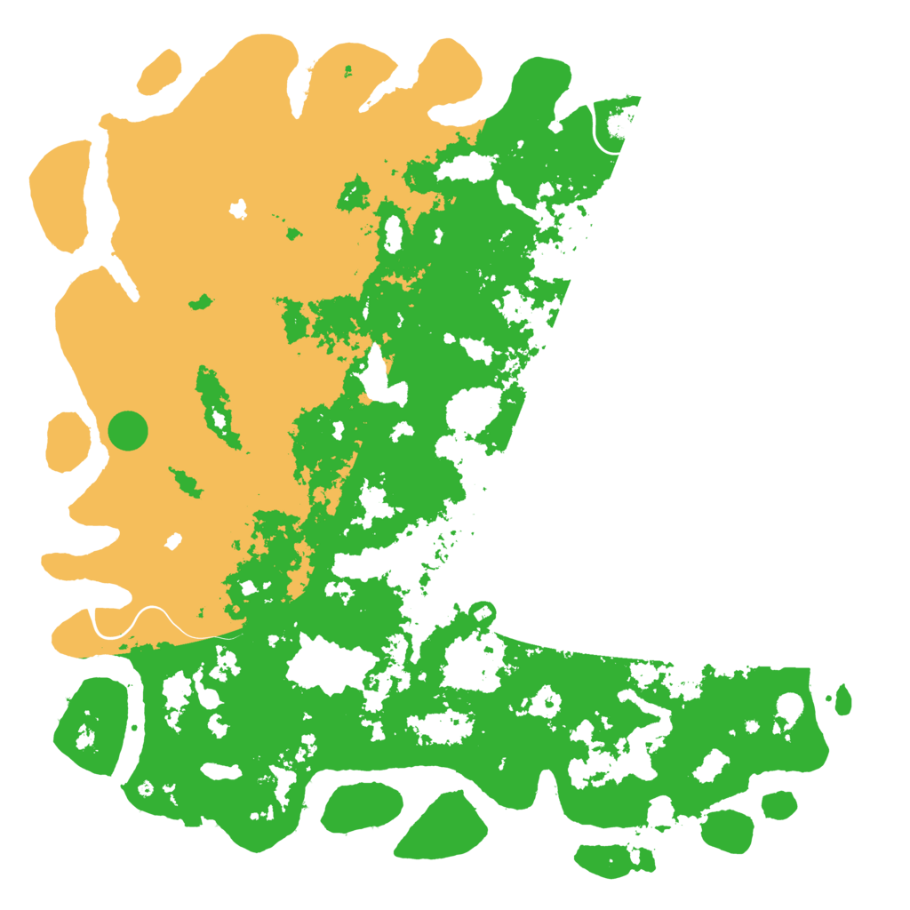 Biome Rust Map: Procedural Map, Size: 6000, Seed: 291776612