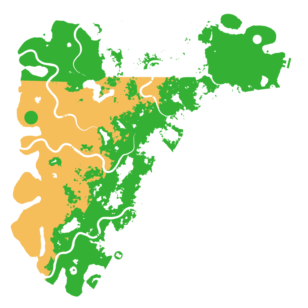 Biome Rust Map: Procedural Map, Size: 6000, Seed: 1789881515