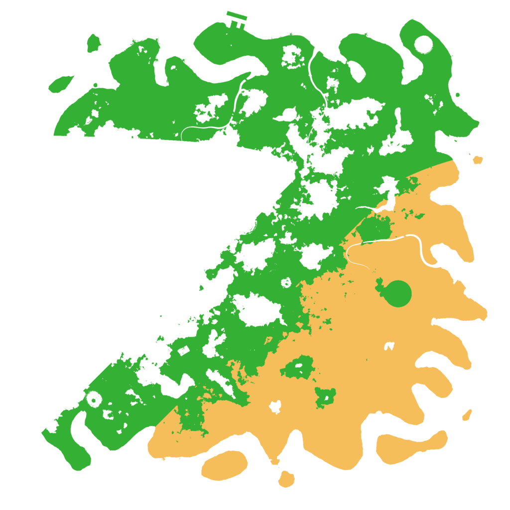 Biome Rust Map: Procedural Map, Size: 5000, Seed: 2055973564