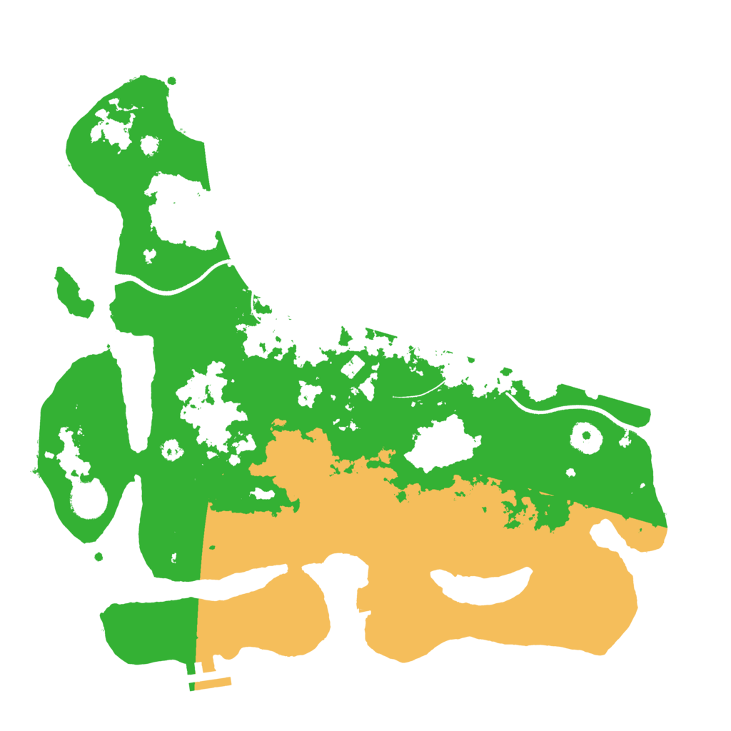 Biome Rust Map: Procedural Map, Size: 3500, Seed: 1861403904