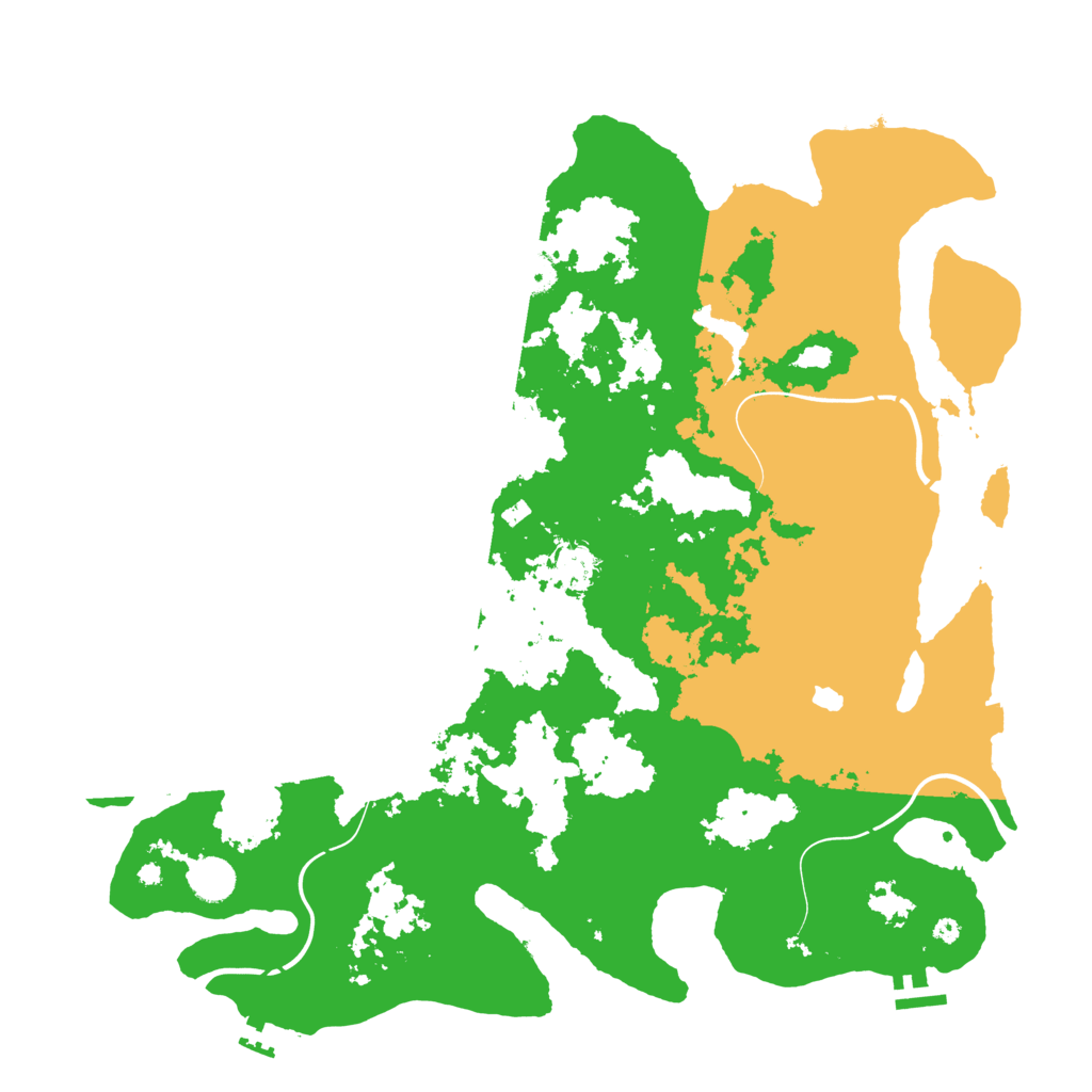 Biome Rust Map: Procedural Map, Size: 4300, Seed: 2133095976