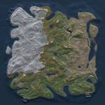 Thumbnail Rust Map: Procedural Map, Size: 4300, Seed: 2133095976, 15 Monuments