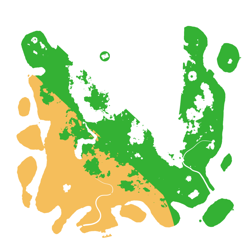 Biome Rust Map: Procedural Map, Size: 4000, Seed: 19970202