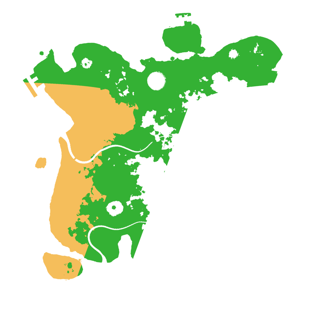 Biome Rust Map: Procedural Map, Size: 3000, Seed: 1843575