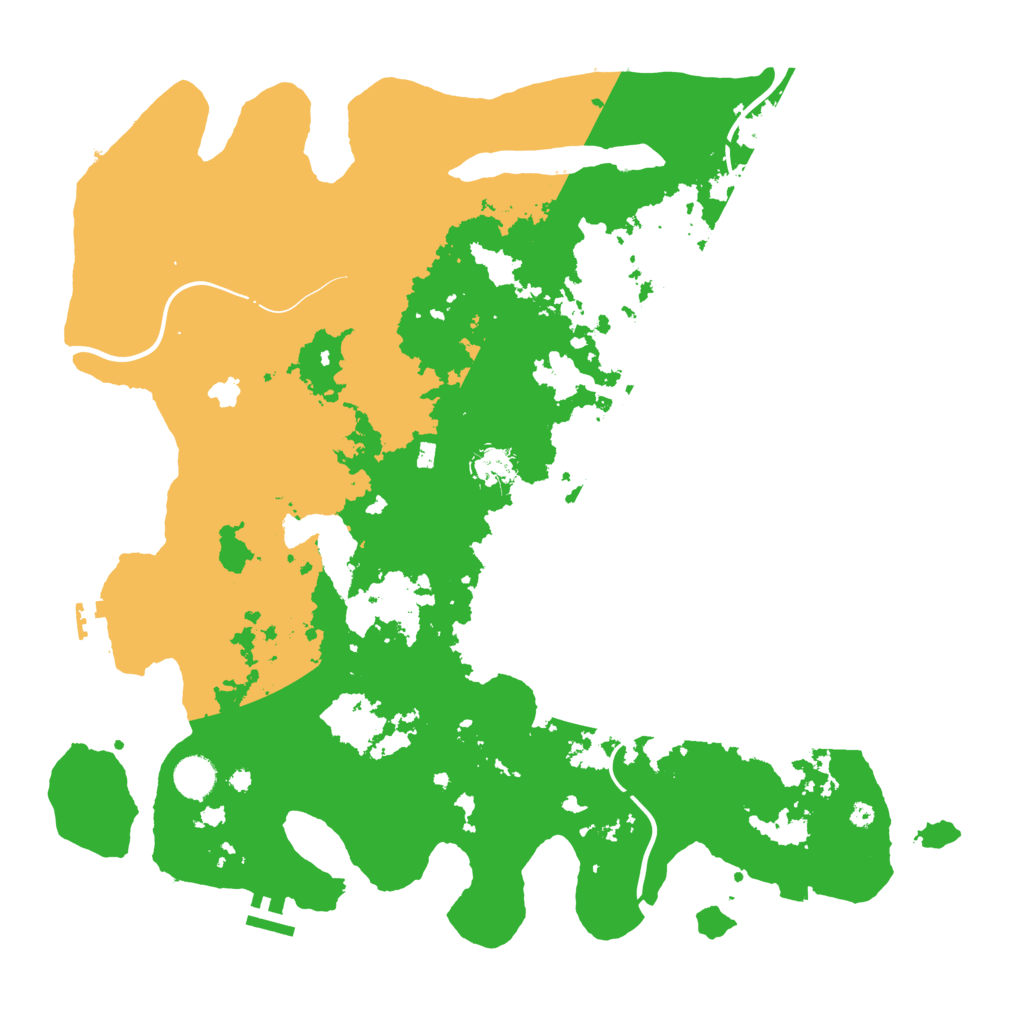 Biome Rust Map: Procedural Map, Size: 4250, Seed: 15406