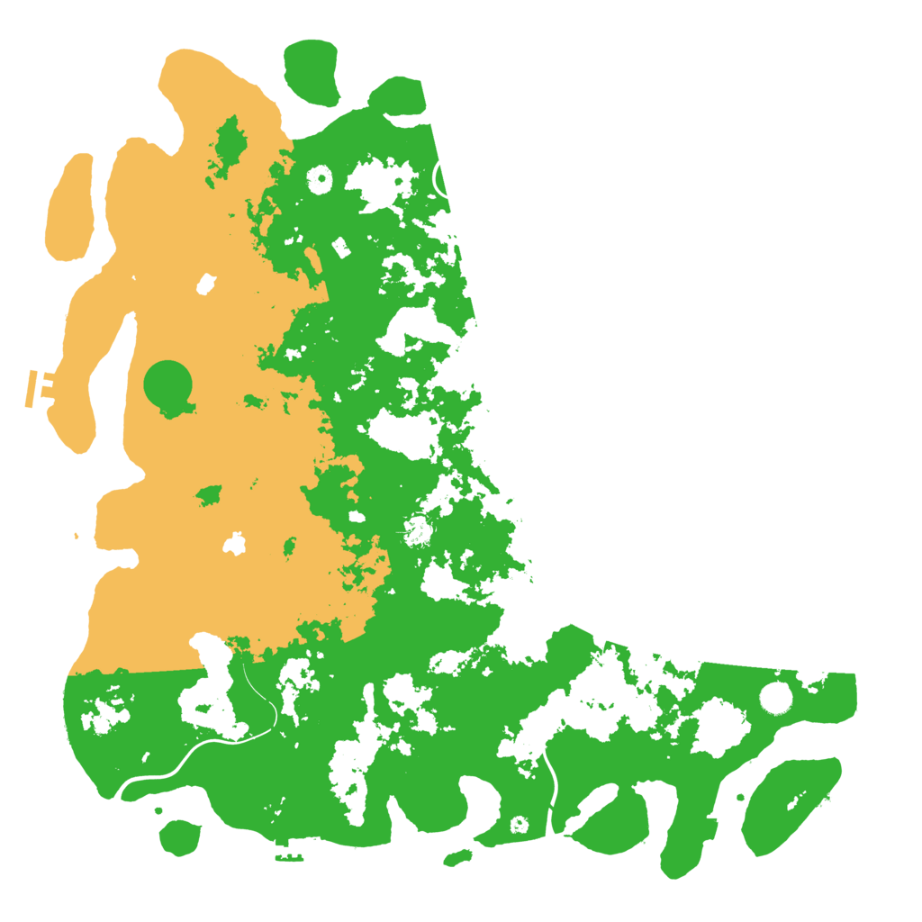 Biome Rust Map: Procedural Map, Size: 5000, Seed: 1455643073