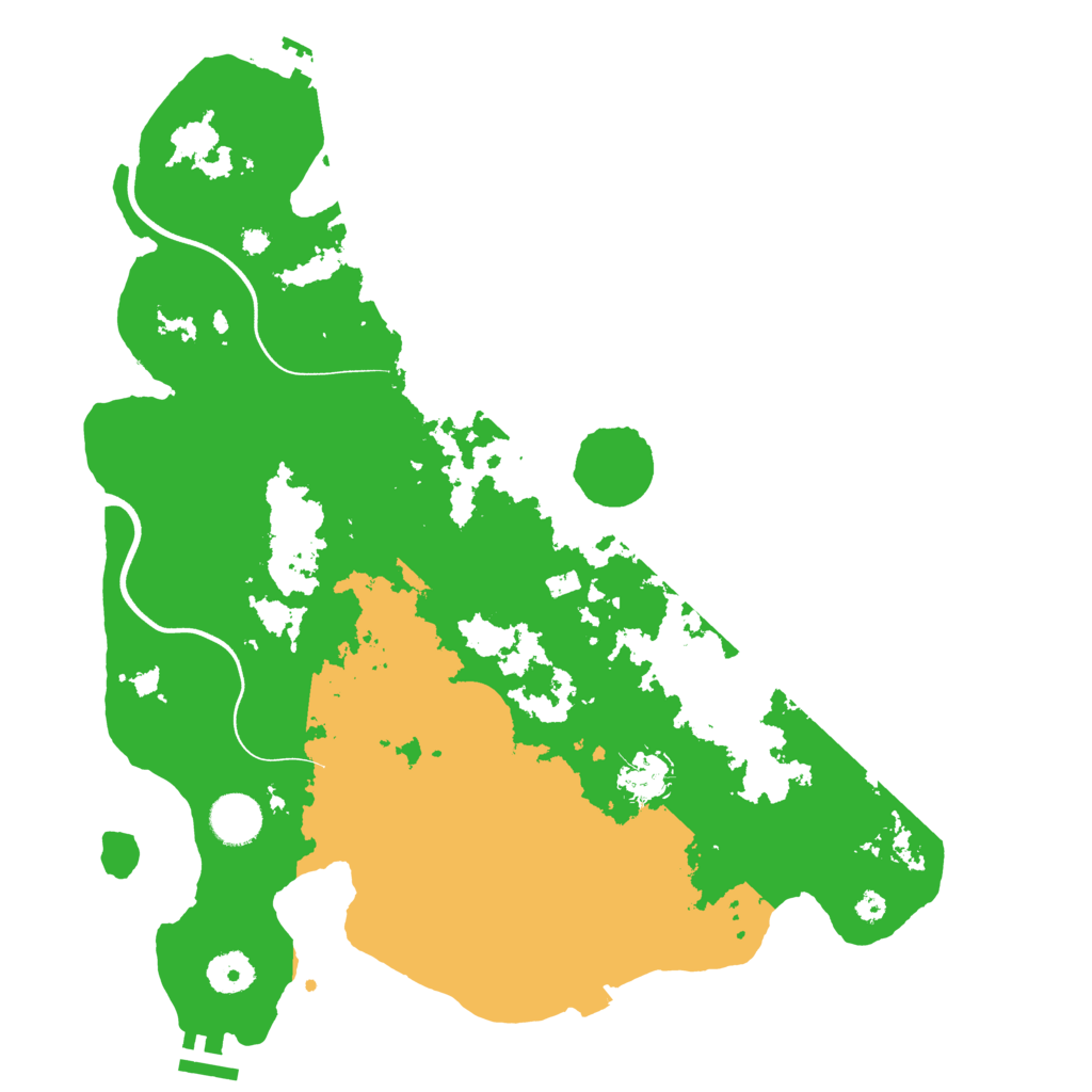 Biome Rust Map: Procedural Map, Size: 3700, Seed: 748941358