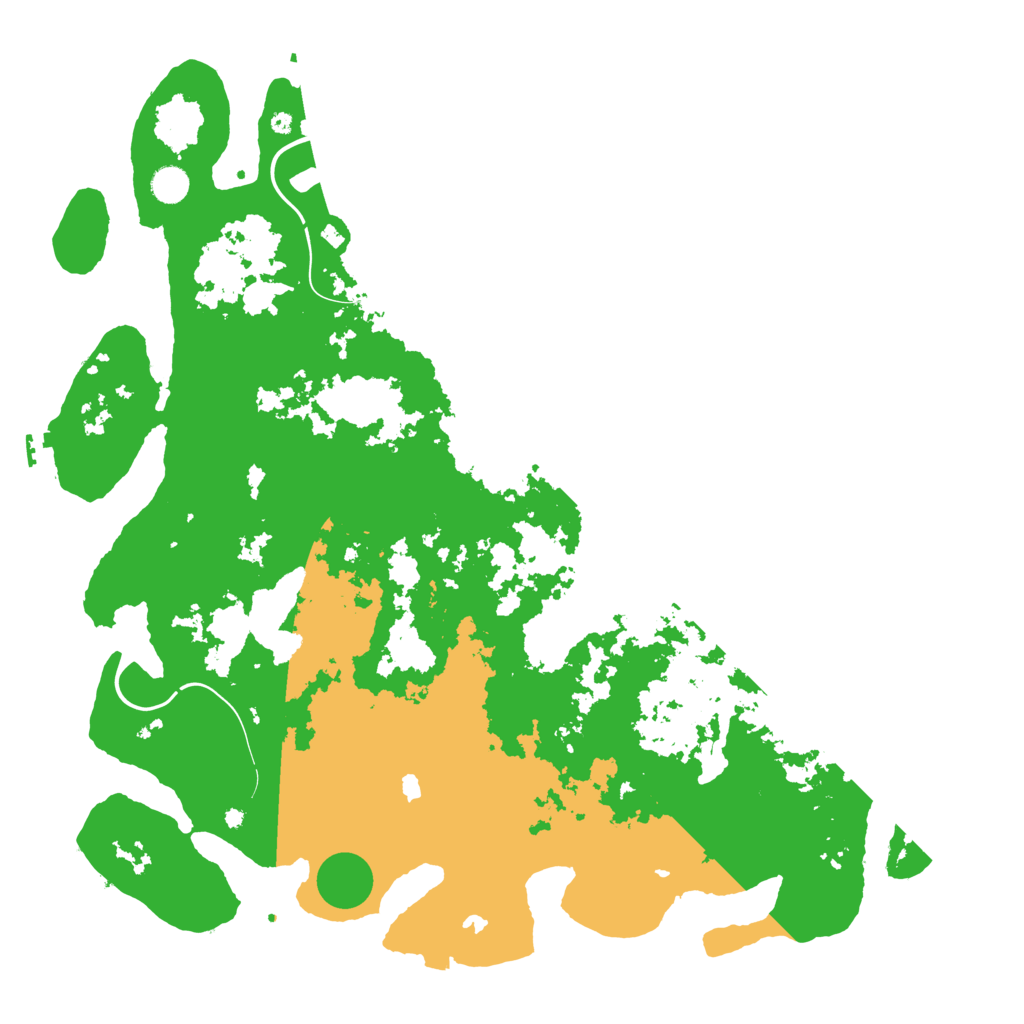 Biome Rust Map: Procedural Map, Size: 4800, Seed: 76969192