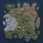 Thumbnail Rust Map: Procedural Map, Size: 4000, Seed: 111560, 14 Monuments