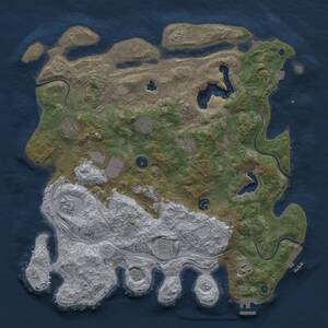 Thumbnail Rust Map: Procedural Map, Size: 4250, Seed: 1270332953, 15 Monuments