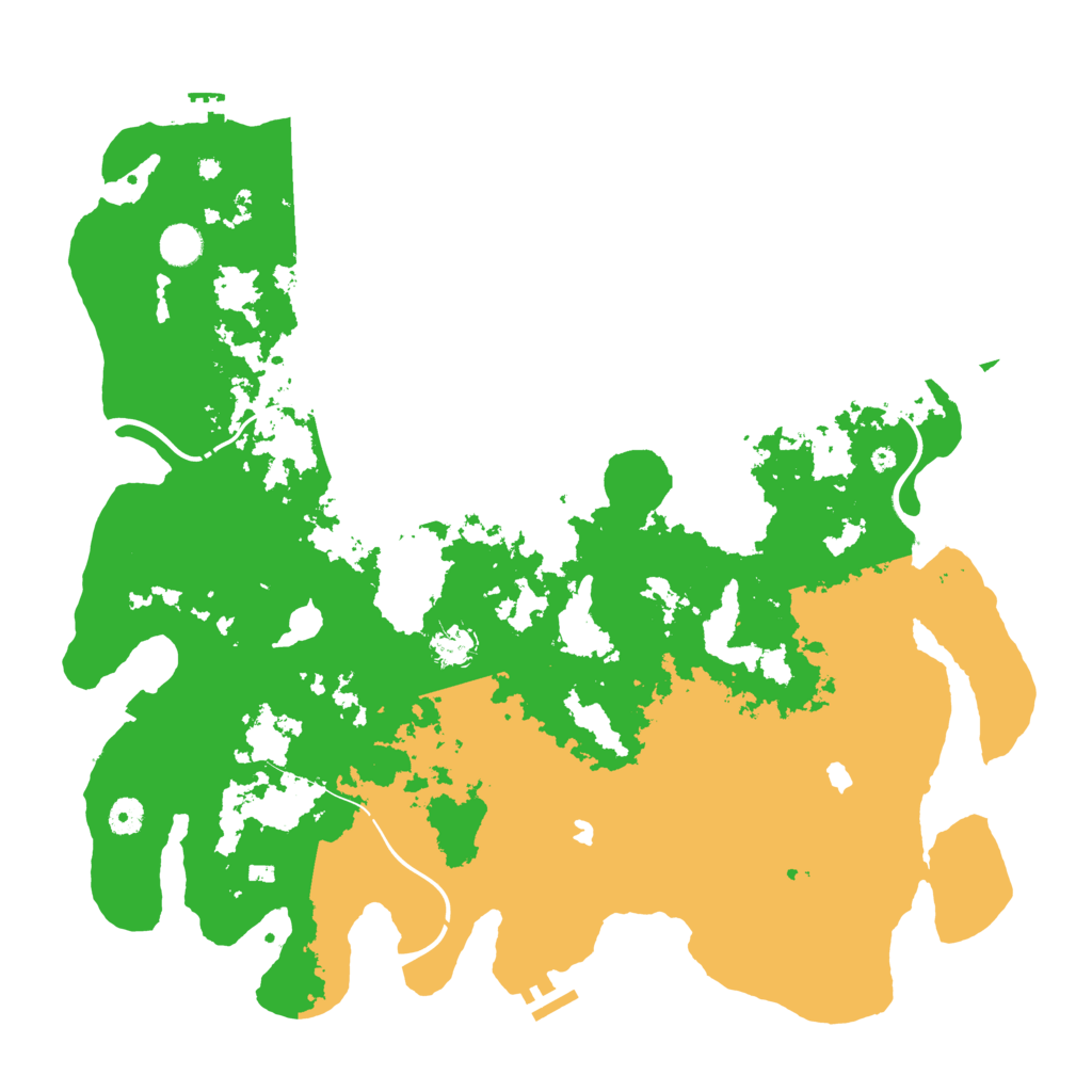 Biome Rust Map: Procedural Map, Size: 4500, Seed: 1434680964