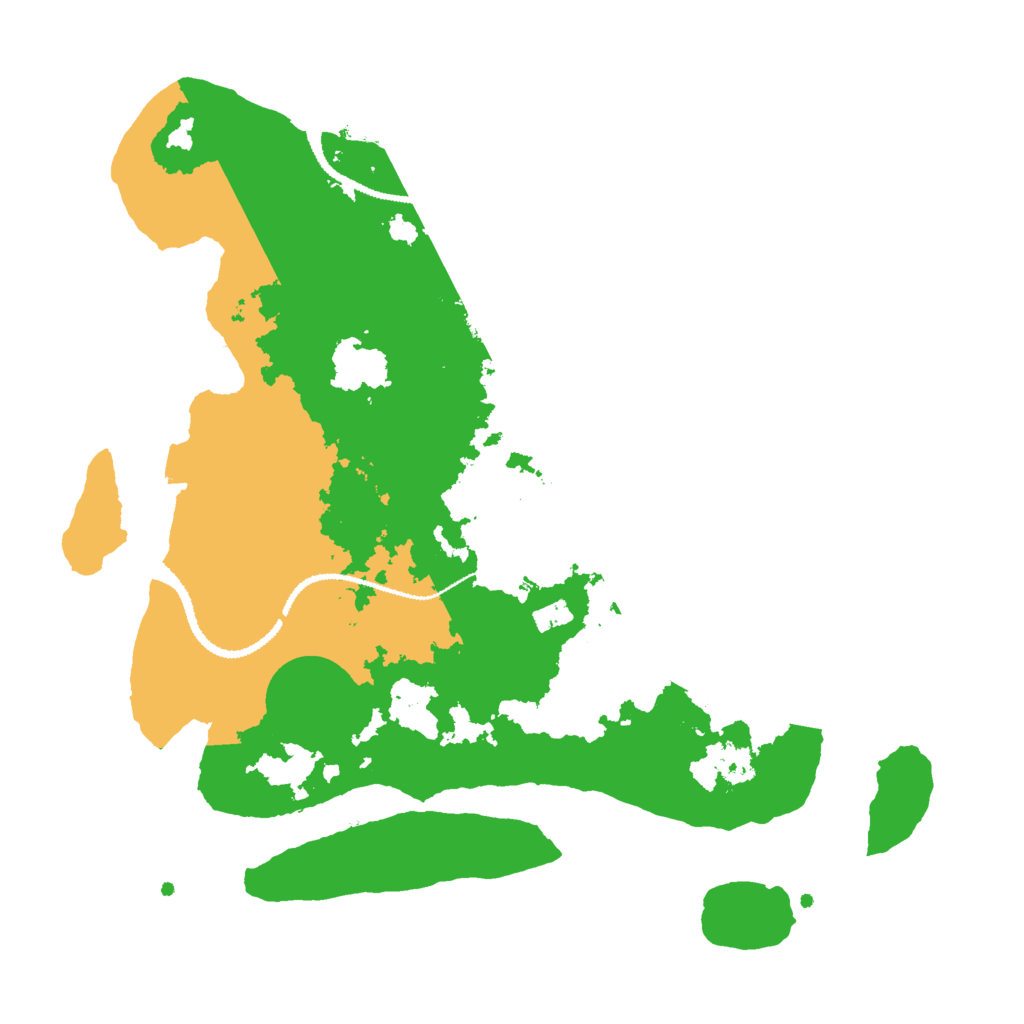 Biome Rust Map: Procedural Map, Size: 3000, Seed: 873119196