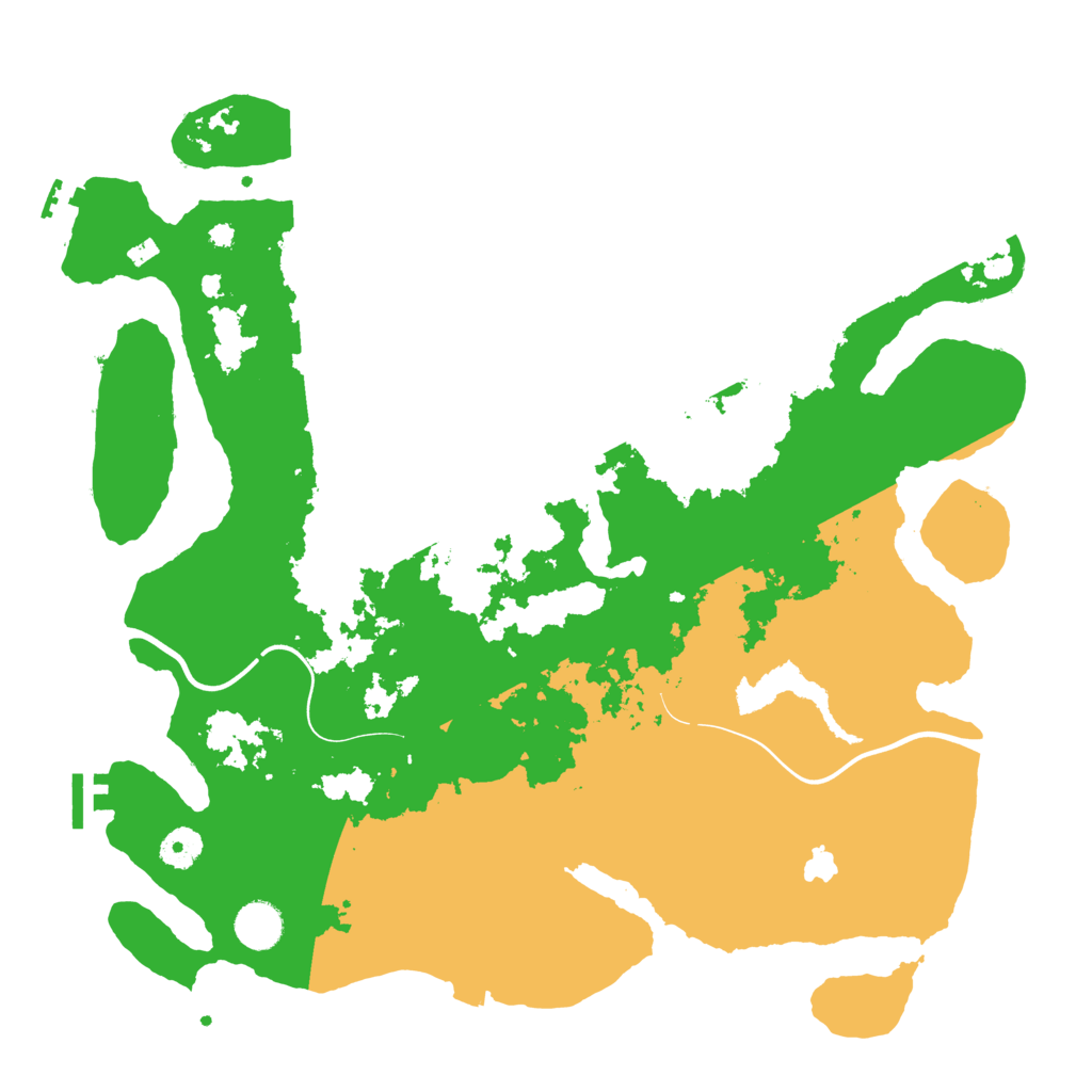 Biome Rust Map: Procedural Map, Size: 4000, Seed: 11290831