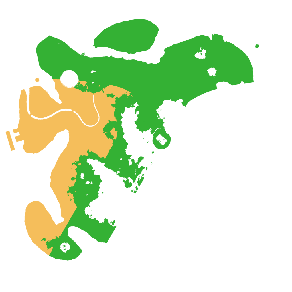 Biome Rust Map: Procedural Map, Size: 3000, Seed: 19790