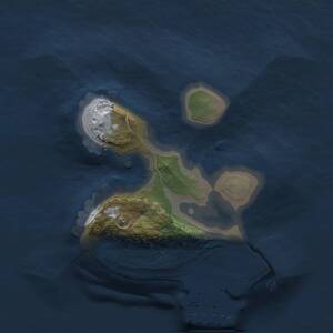 Thumbnail Rust Map: Procedural Map, Size: 1500, Seed: 301288876, 2 Monuments