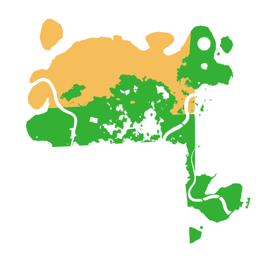 Biome Rust Map: Procedural Map, Size: 3500, Seed: 2985417