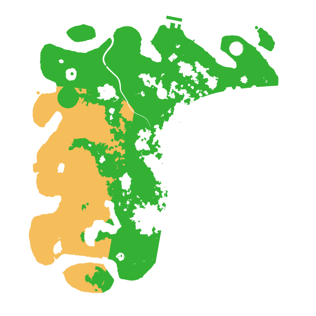 Biome Rust Map: Procedural Map, Size: 4000, Seed: 264939621