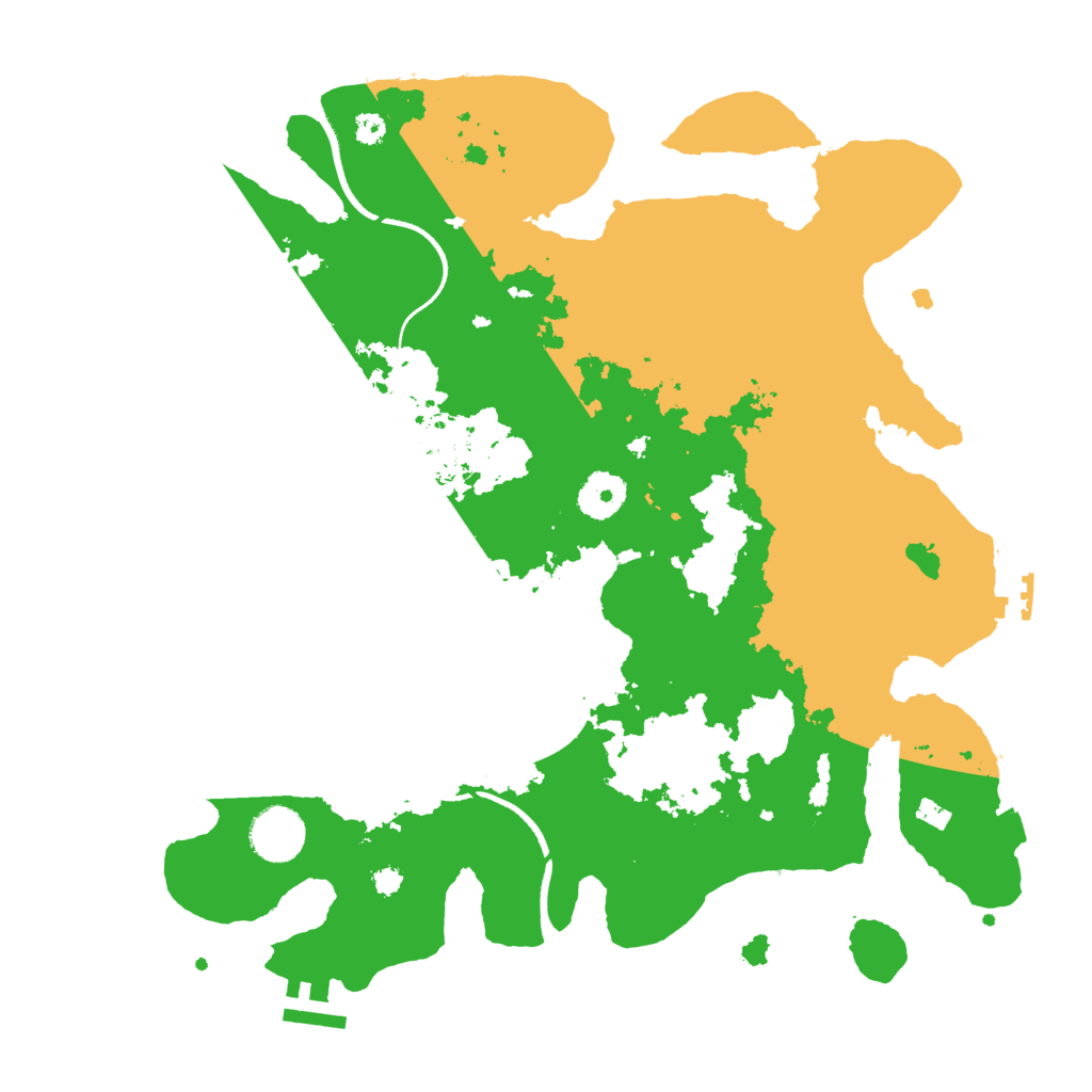 Biome Rust Map: Procedural Map, Size: 3500, Seed: 28388863