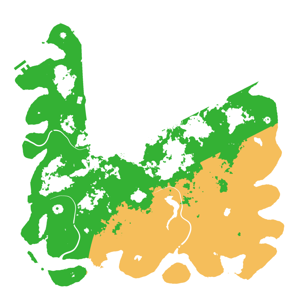 Biome Rust Map: Procedural Map, Size: 4500, Seed: 414422702