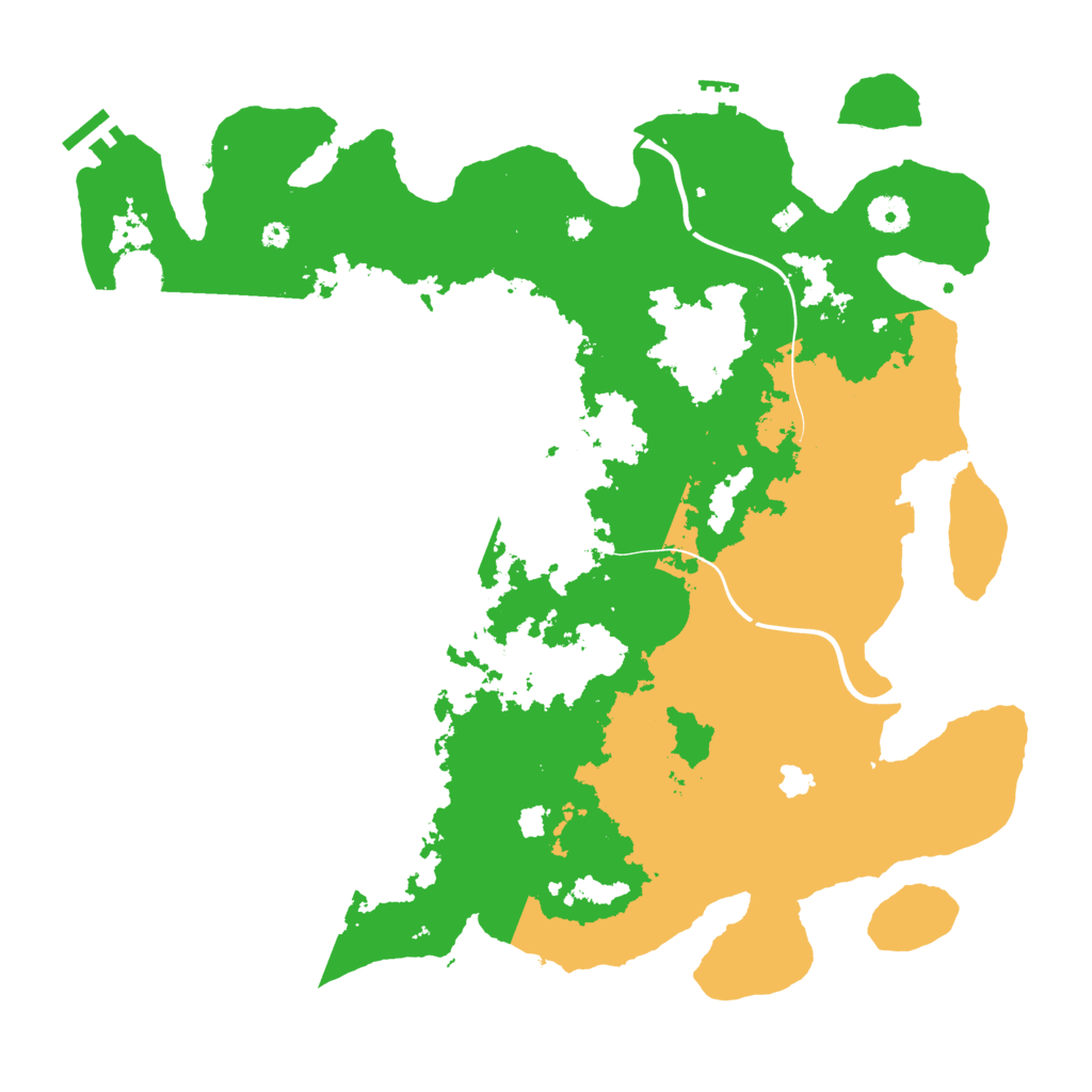 Biome Rust Map: Procedural Map, Size: 4096, Seed: 352165132