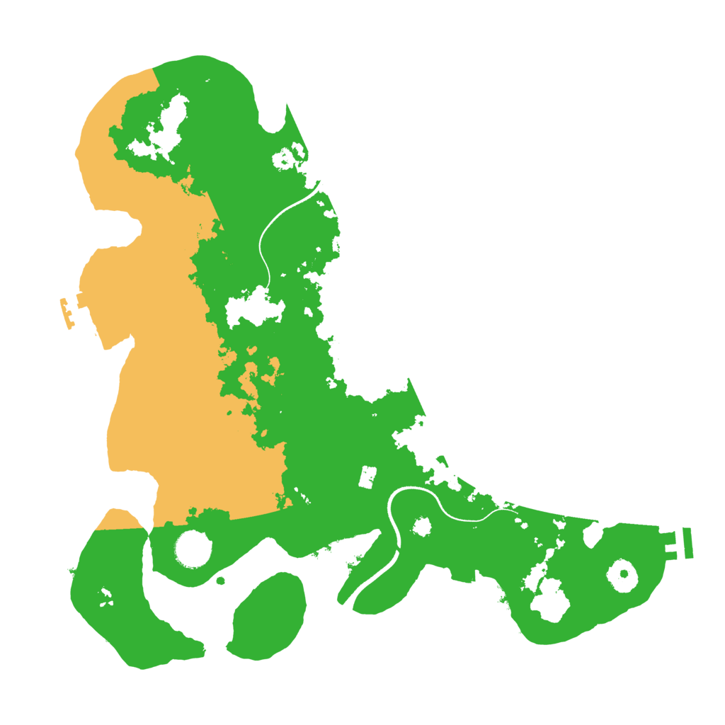 Biome Rust Map: Procedural Map, Size: 3500, Seed: 1773952027