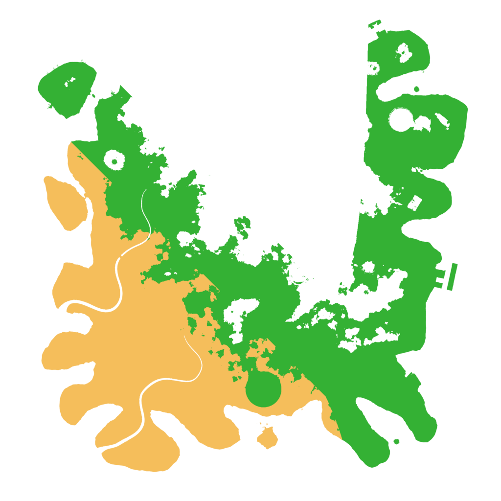 Biome Rust Map: Procedural Map, Size: 3700, Seed: 859743825