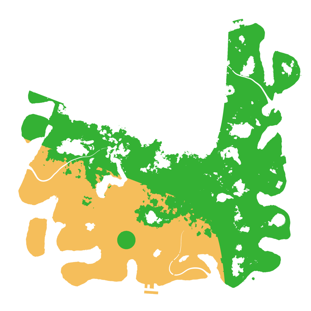 Biome Rust Map: Procedural Map, Size: 4500, Seed: 1668698039