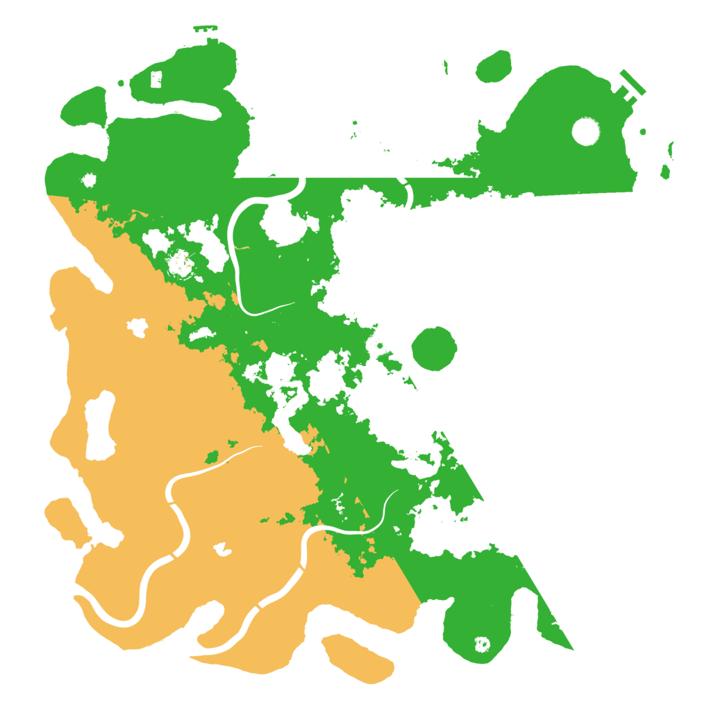 Biome Rust Map: Procedural Map, Size: 4500, Seed: 544136845