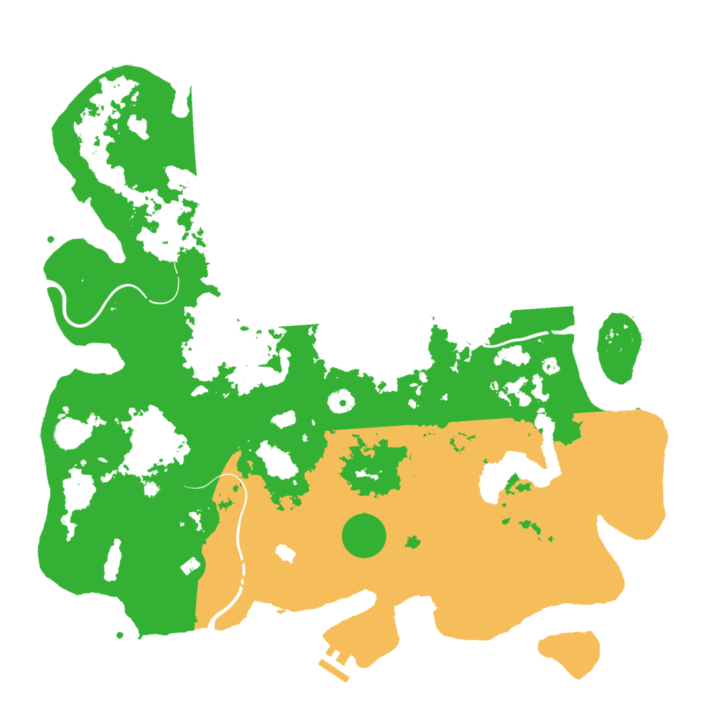 Biome Rust Map: Procedural Map, Size: 4263, Seed: 832965523