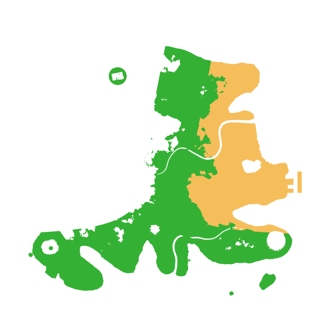 Biome Rust Map: Procedural Map, Size: 3000, Seed: 25954