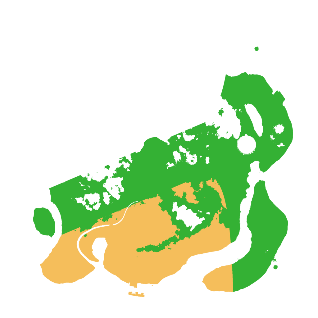 Biome Rust Map: Procedural Map, Size: 3000, Seed: 27119049