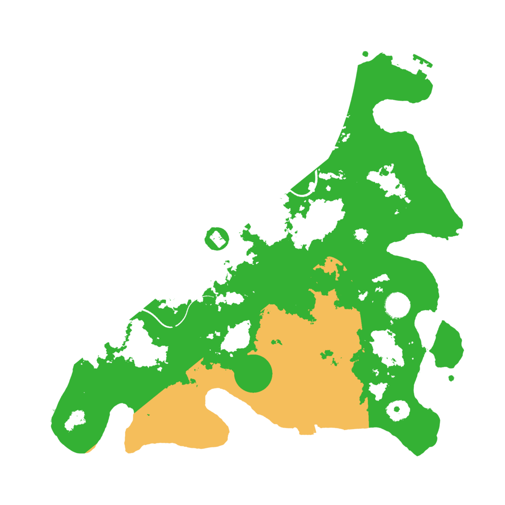 Biome Rust Map: Procedural Map, Size: 3500, Seed: 389538965