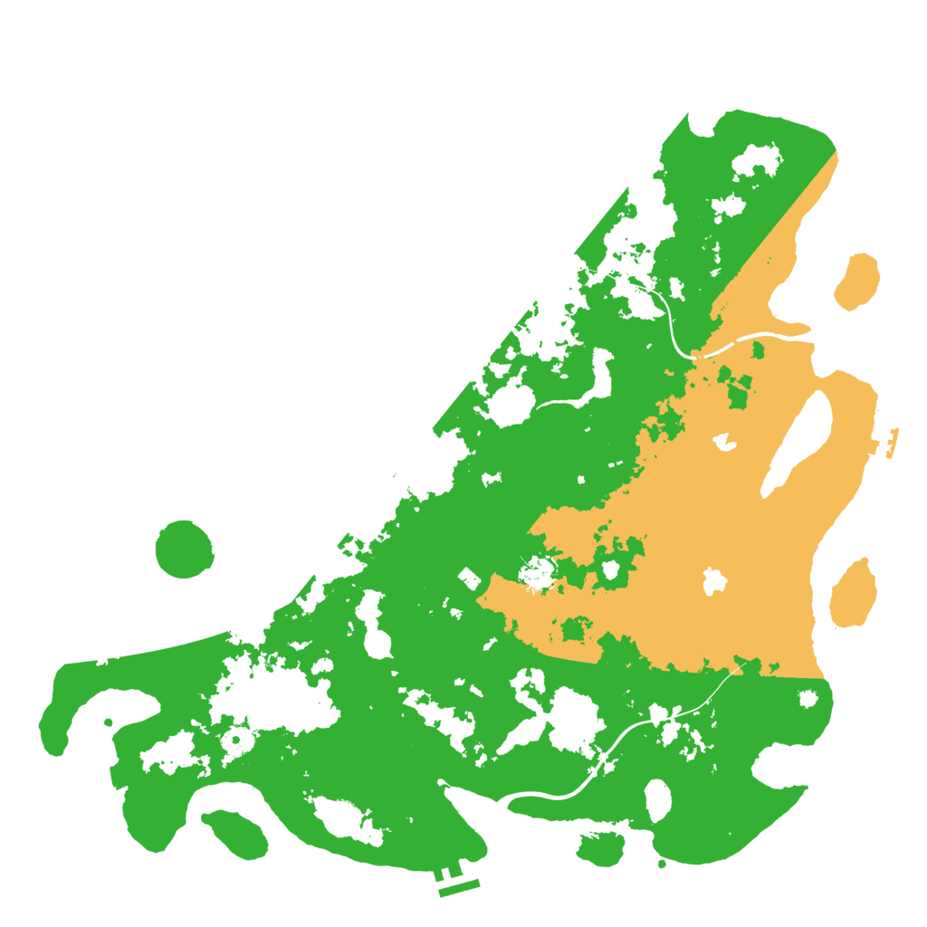 Biome Rust Map: Procedural Map, Size: 4500, Seed: 289873460