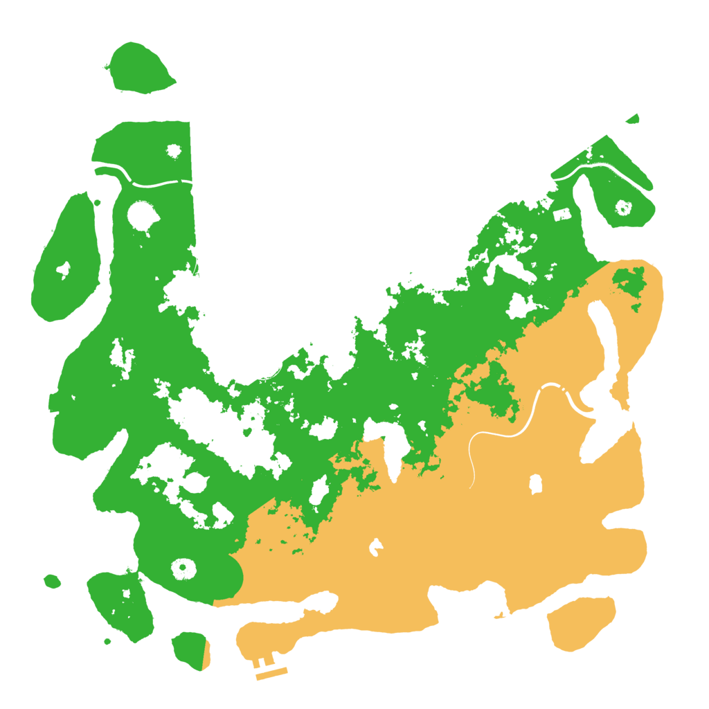 Biome Rust Map: Procedural Map, Size: 4500, Seed: 1934028810