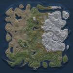 Thumbnail Rust Map: Procedural Map, Size: 4500, Seed: 1551204157, 17 Monuments
