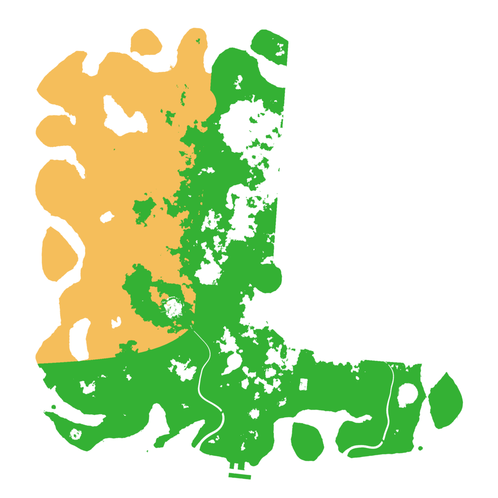 Biome Rust Map: Procedural Map, Size: 4500, Seed: 1551204157