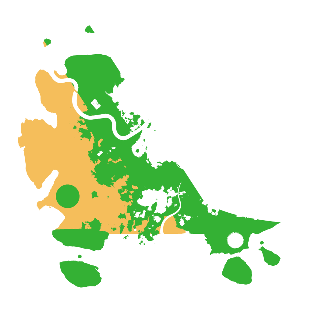 Biome Rust Map: Procedural Map, Size: 3500, Seed: 188821124