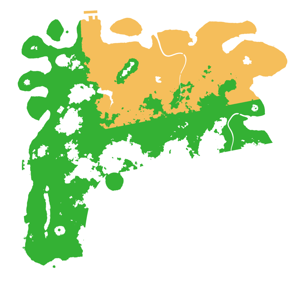 Biome Rust Map: Procedural Map, Size: 4500, Seed: 2067923903