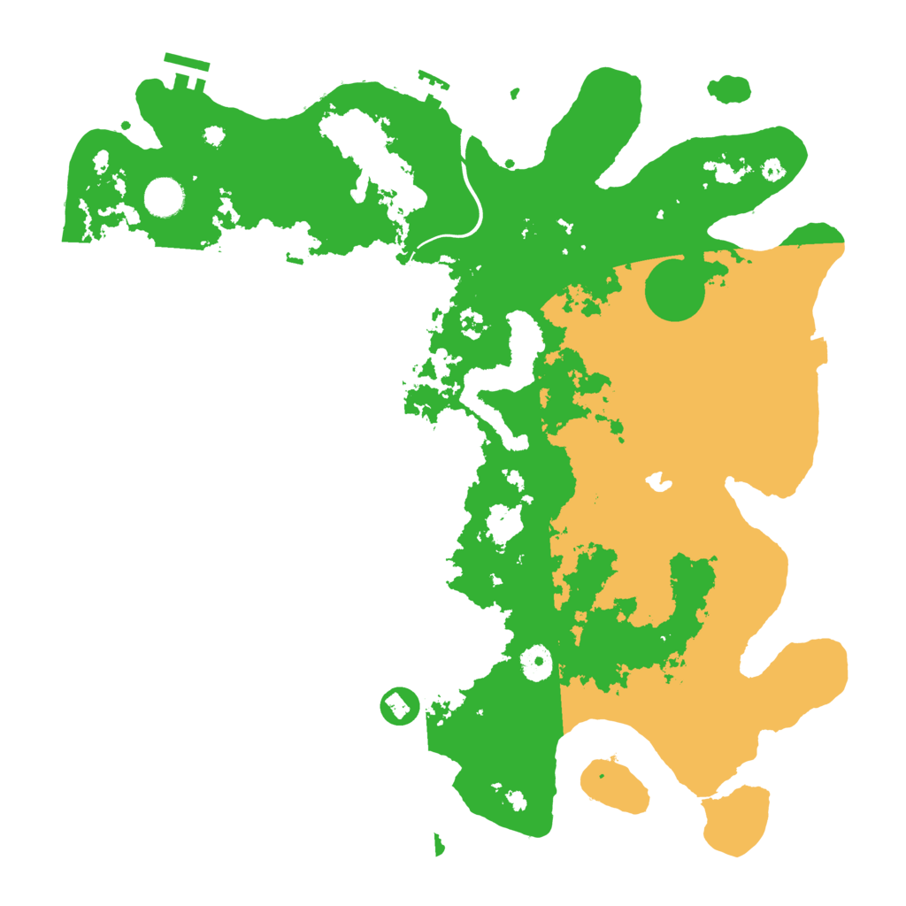 Biome Rust Map: Procedural Map, Size: 4000, Seed: 85447599
