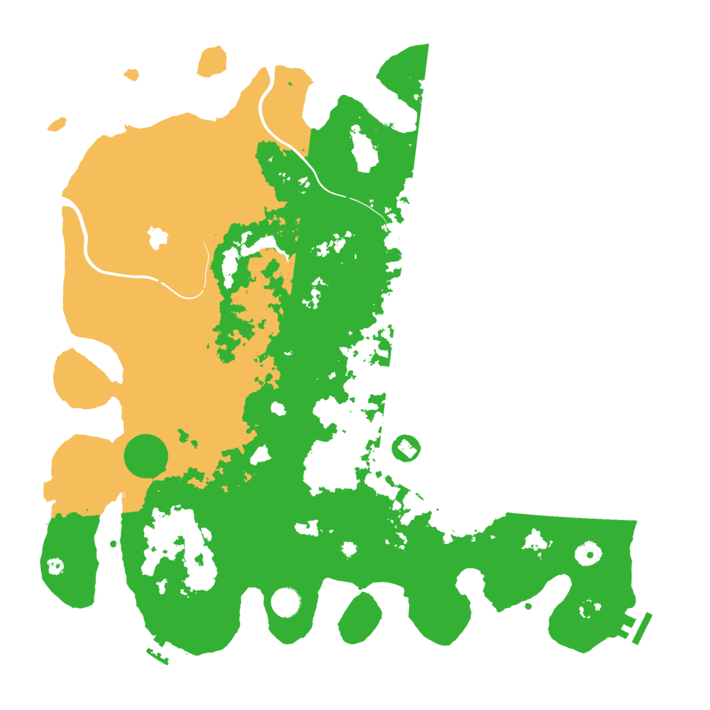 Biome Rust Map: Procedural Map, Size: 4250, Seed: 628730786