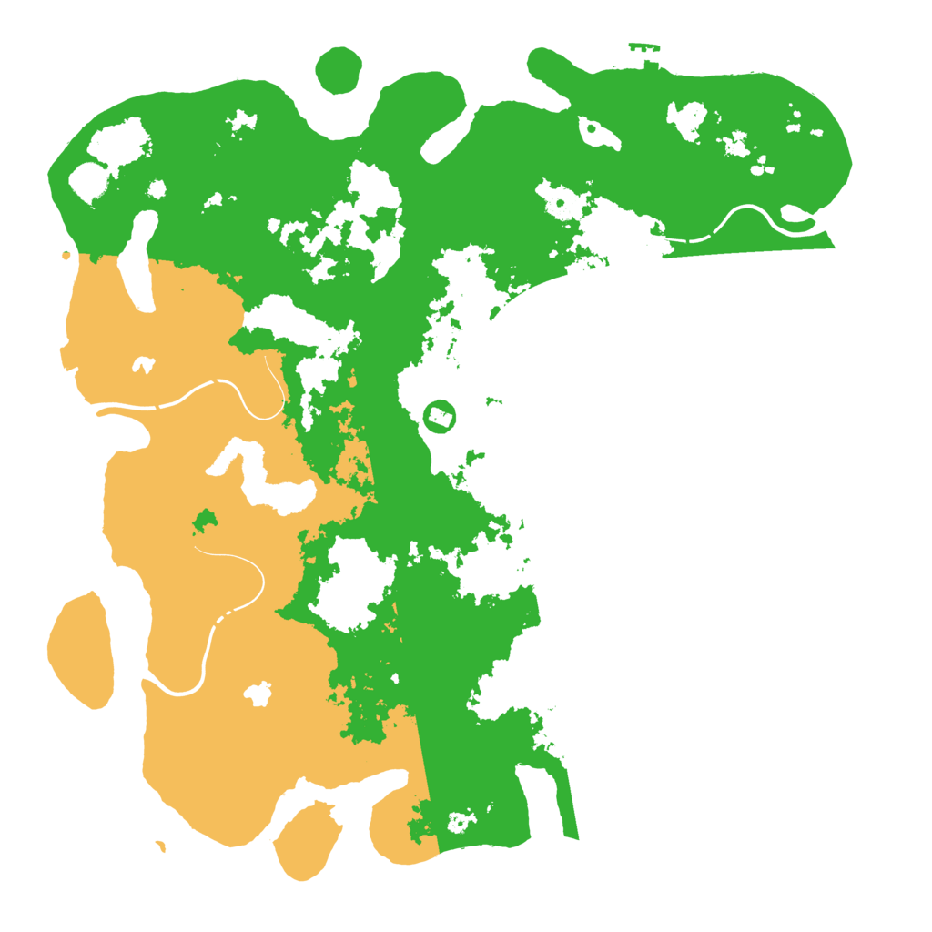 Biome Rust Map: Procedural Map, Size: 4500, Seed: 834478647