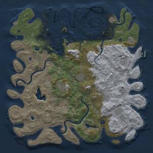 Thumbnail Rust Map: Procedural Map, Size: 4800, Seed: 1503050599, 15 Monuments