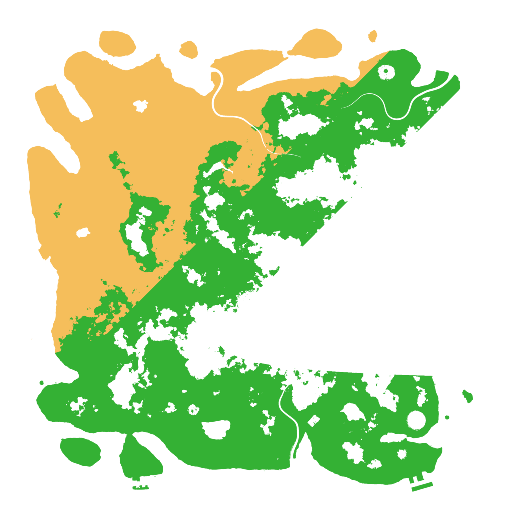 Biome Rust Map: Procedural Map, Size: 4817, Seed: 1315780699